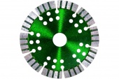 диск алмазный отрезной турбо-сегментный 230х2,8х10х22,23 hardcore premial бетон 190230
