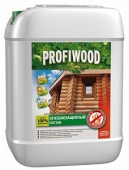 огнебиозащитный состав для древесины i гр profiwood бб-11 концентрированный с индикатором, 10 кг
