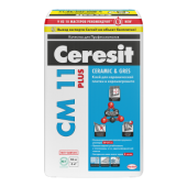 клей для керамической плитки ceresit cm11 pro, 25 кг