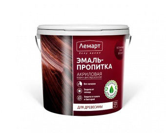 Эмаль-Пропитка оранжевая 1 кг ПРОФИ Лемарт