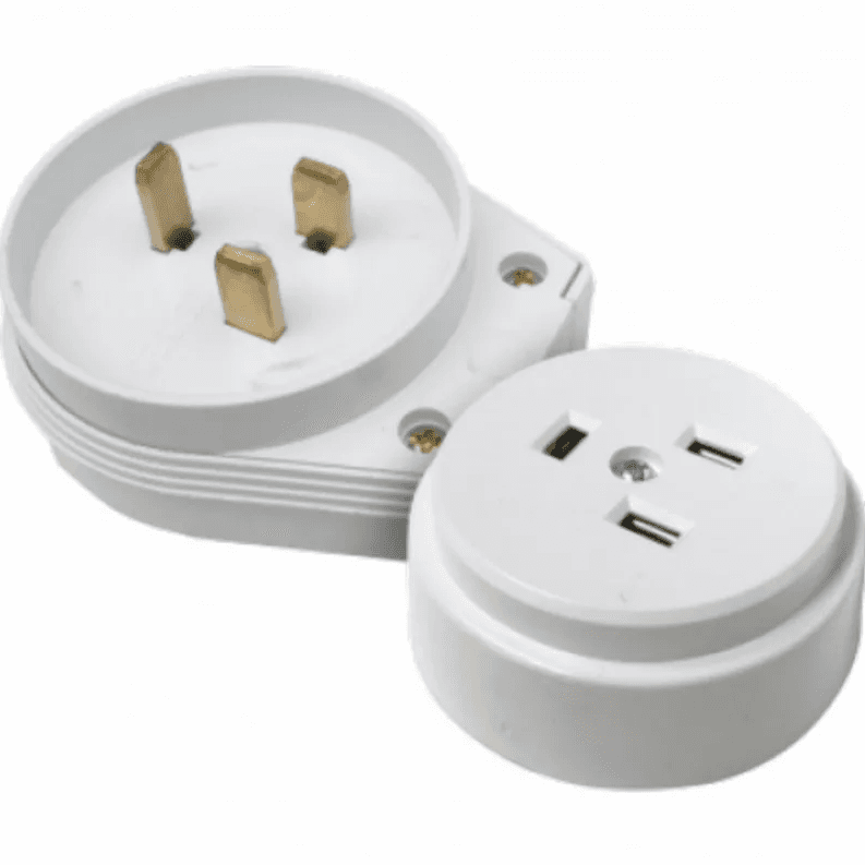 разъём с/у белый рш/вш 3-х шт с з/к 32а/250в smartbuy