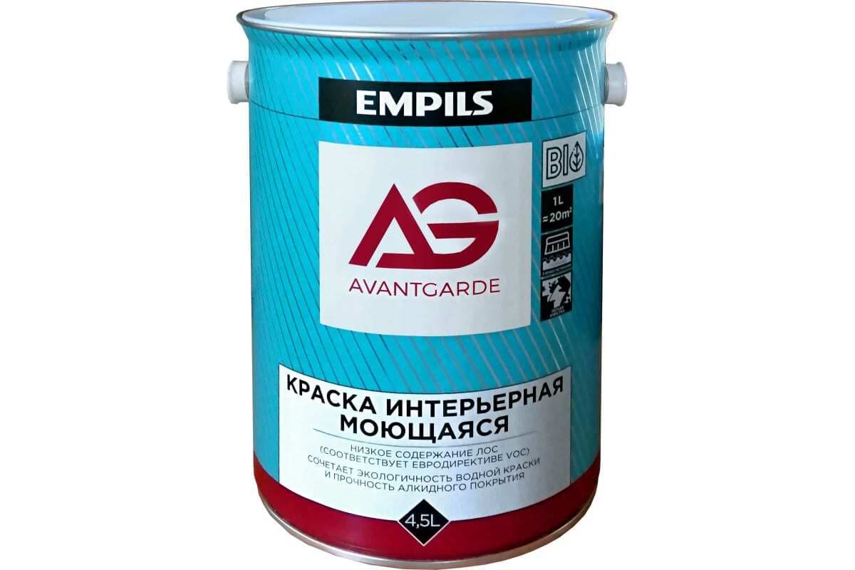 краска интерьерная моющаяся avantgarde (база c) матовая 8,5л/11,6 кг/1
