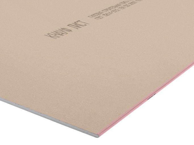 плита гипсовая knauf строительная огнестойкая 12,5*1200*2500мм-3 кв.м плук/50