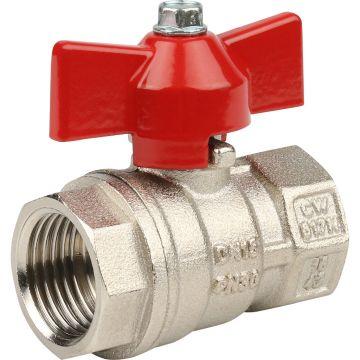 кран шаровый 1/2&quot; (15) вр-вр бабочка stt/1