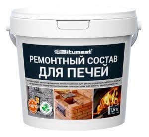 ремонтный состав bitumast для печей 5кг/4/