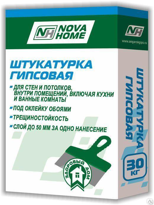 штукатурка гипсовая nova home 30 кг некондиция 