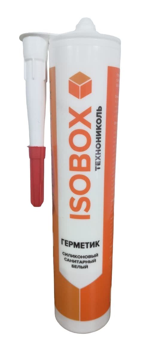 герметик isobox акриловый универсальный белый 260 мл/12