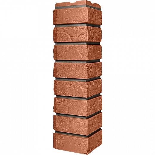 наружный угол к фасадным панелям fineber кирпич баварский (терракотовый) 570*150*150мм/9шт/
