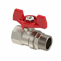 кран шаровый 3/4&quot; (20) вр-нр латунь, ручки бабочка
