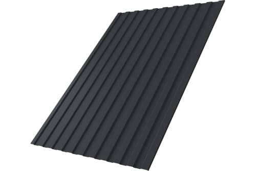 профлист с8а графит (ral 7024) 1190х2000х0,40мм (2,38м2)