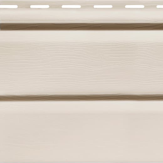 сайдинг виниловый слоновая кость fineber стандарт, 3660х205мм, 0,75м2