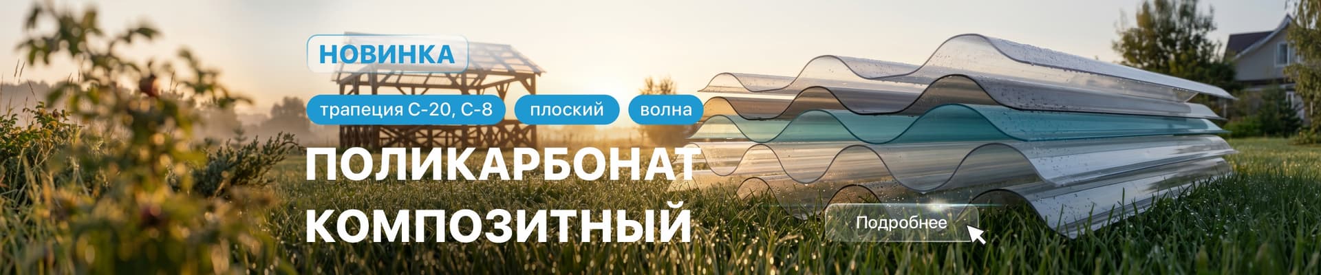 Новинка! Поликарбонат композитный
