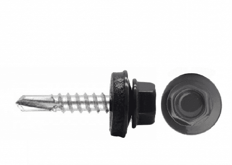 саморез кровельный (7024) графит 4.8x35 новая (300уп)