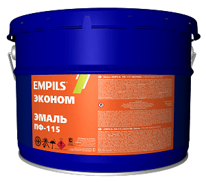 эмаль empils «эконом» пф-115 зеленая, 20 кг