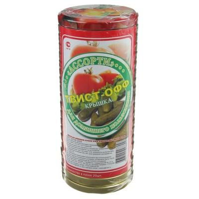 крышка мет твист-офф iii-82 20шт ассорти челябинск /12