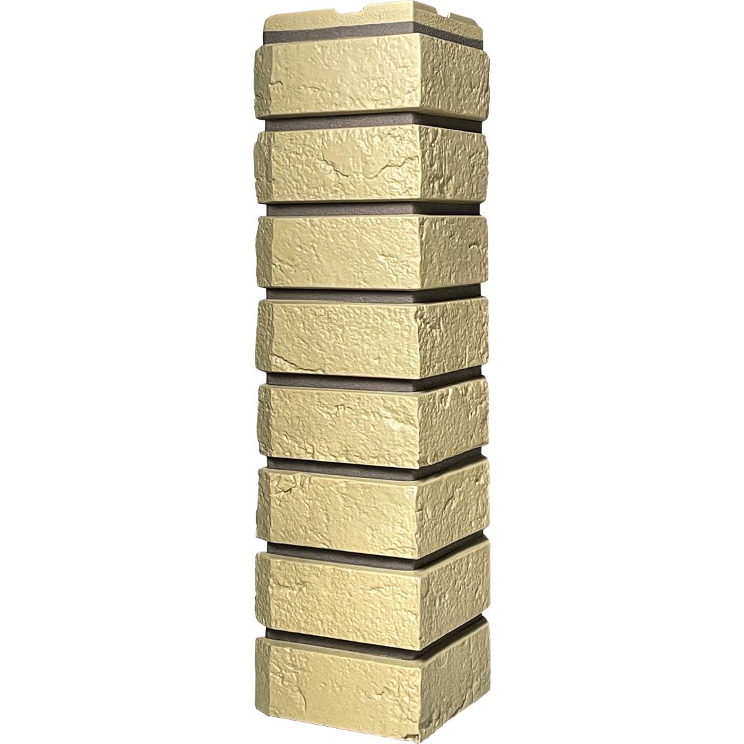 наружный угол к фасадным панелям fineber кирпич баварский (песочный) 570*150*150мм/9шт/