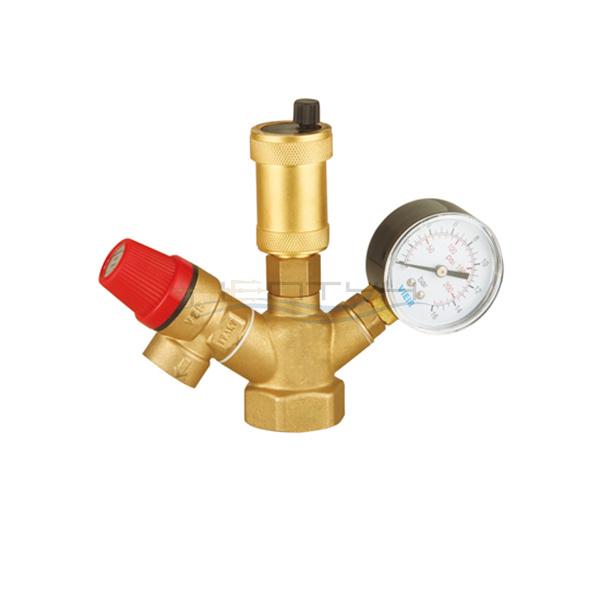 группа безопасности котла никелированная (мини) 1″ aq1123