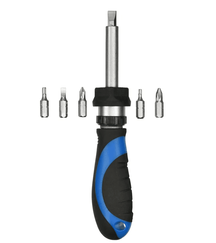 отвертка tulips tools 6 в1 реверсивная