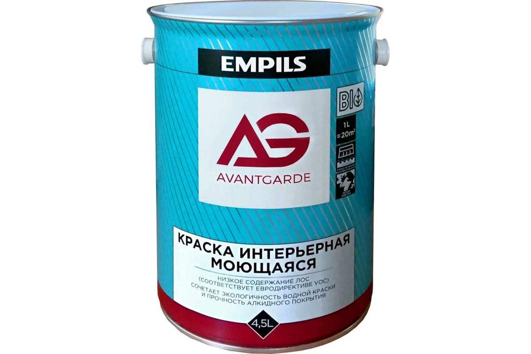 краска интерьерная моющаяся avantgarde (база c) матовая 8,5л/11,6 кг 