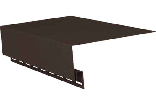 планка околооконная коричневая grand line standart, 3000х165х94