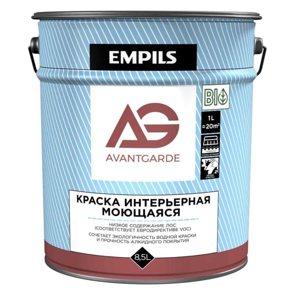 краска интерьерная моющаяся avantgarde (база а) матовая белая 8.5 л /11.6 кг/1/
