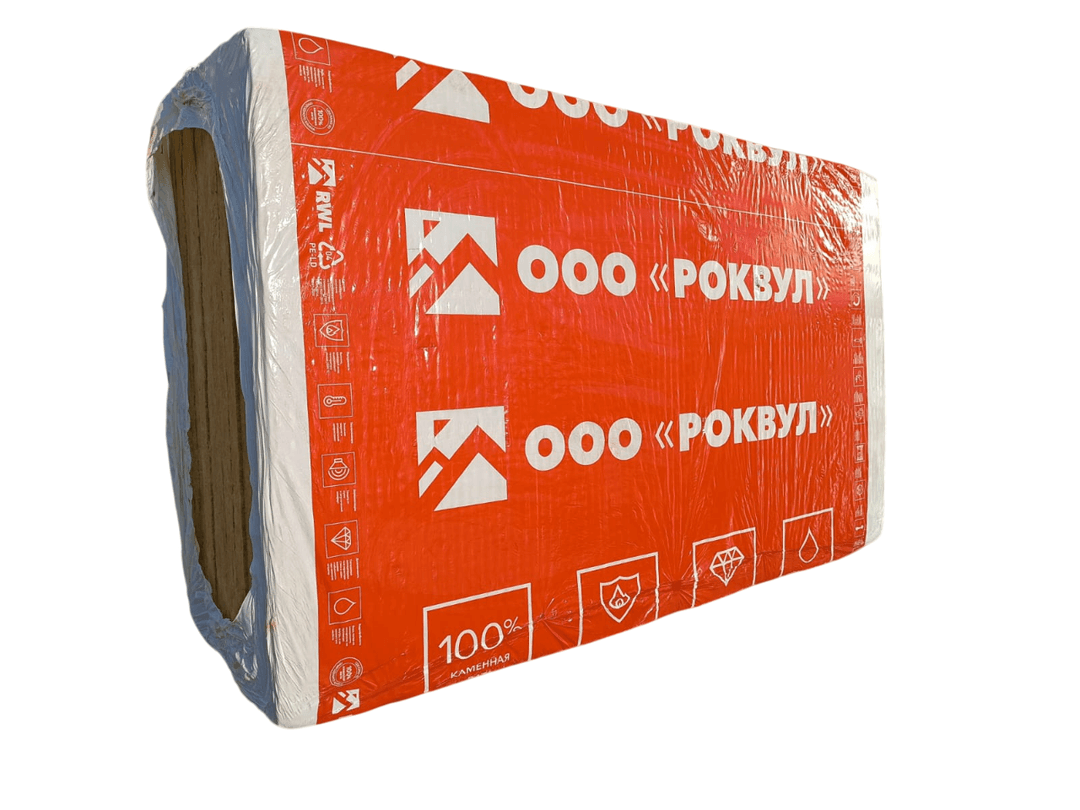 мин.плита роквул флорбаттс 1000*600*25мм, (12 плит), (7,2м2 0,18м3) некондиция