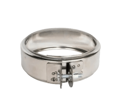 хомут обжимной 115, aisi 430/0,5мм, h=46мм