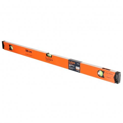 уровень tulips tools, 3 глазка, магнит, 100 см