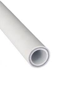 труба pp-fiber армированная стекловолокном 20х3,4 pn25, 4м (хол/горяч вода, к) 100/25