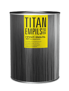 грунт-эмаль по ржавчине ореол titan жёлтый ral 1021 2.7 кг/6/(некондиция)