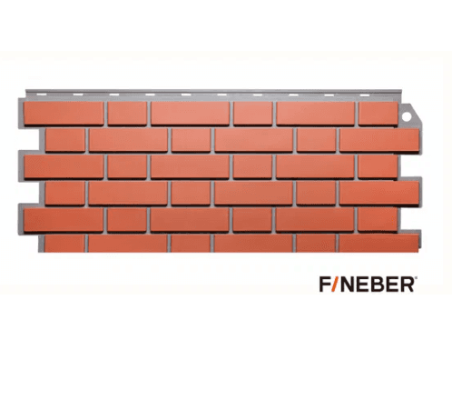 фасадная панель fineber кирпич клинкер (керамический) 0,46 м2/10шт