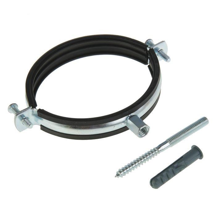 хомут трубы металл 1/2&quot; (20-25) (в комплекте дюбель, шпилька)/130