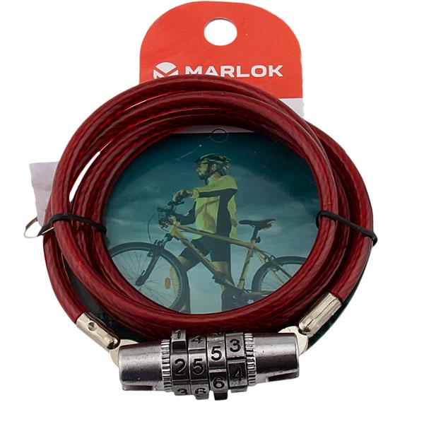 замок тросовый bc-t1 d=6мм l=1000мм кодовый marlok