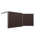 ворота секционные doorhan серии rsd01 2700х2500, ral 8017 коричневый