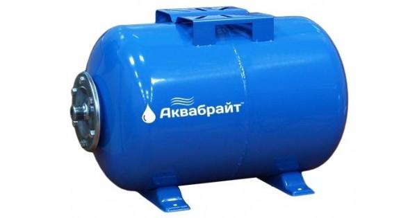 бак расширительный 24л аквабрайт горизонтальный, подключение 1&quot;