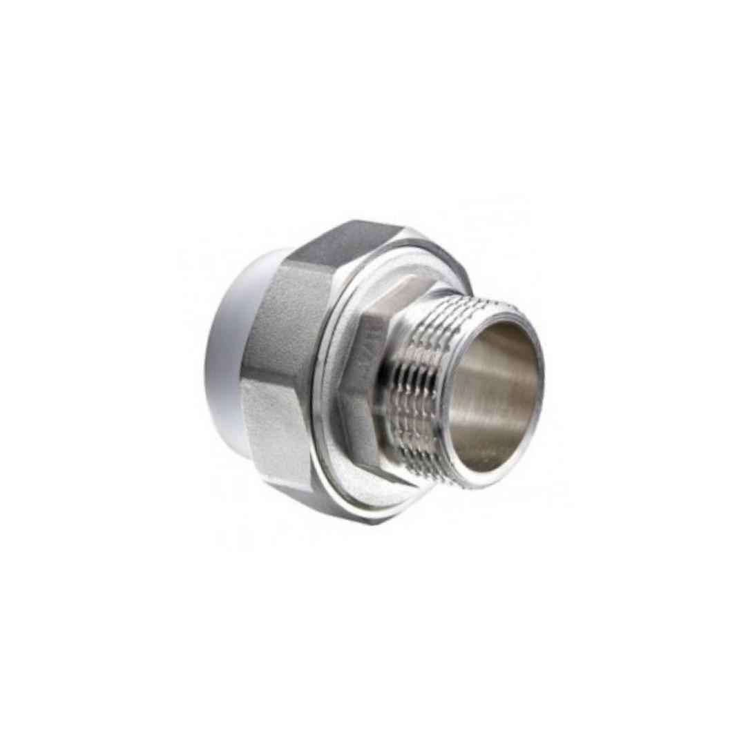 муфта комбинированная разъемная (американка) ppr нр 20х1/2&quot; 200/20