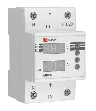 реле напряжения и тока с дисплеем mrva 63a ekf proxima /1