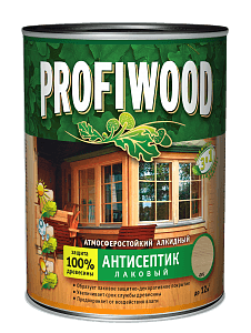 антисептик лаковый profiwood сосна, 2.4 кг