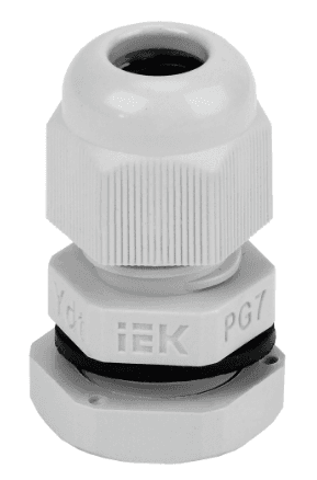сальник pg 7 диаметр проводника 5-6мм ip54 20шт ст iek /1