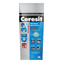 смесь затирочная ceresit се33 графит, 2 кг