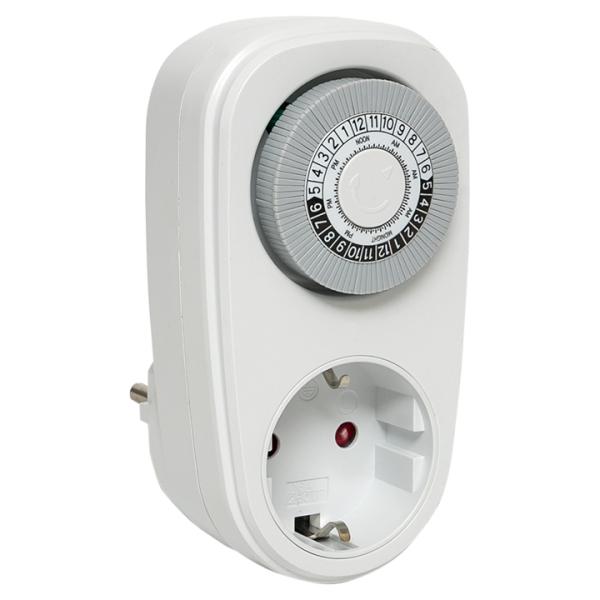 розеточный механический таймер smt-48p 16a суточный ekf proxima/24
