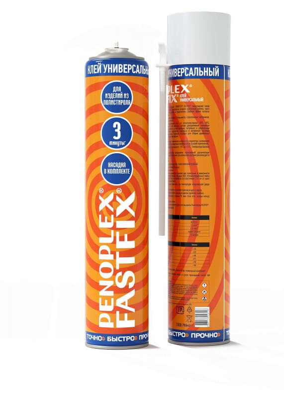 клей-пена бытовая penoplex fastfix, 850 мл некондиция