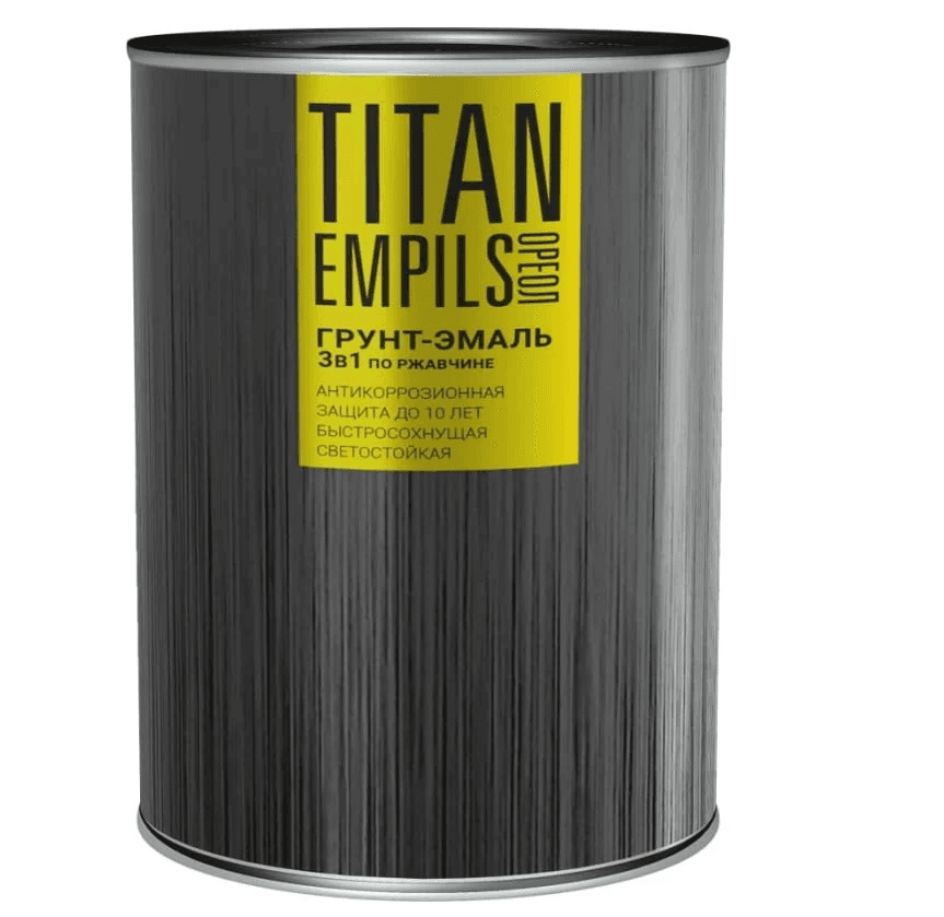 грунт-эмаль по ржавчине ореол titan серый ral 7004 0.75 кг
