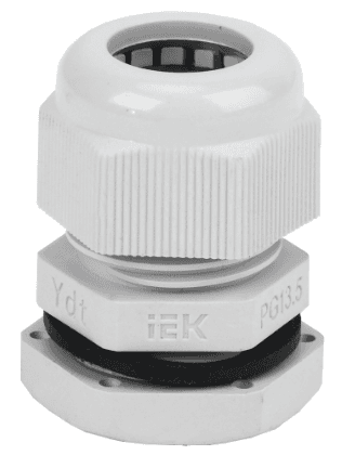 сальник pg 13,5 диаметр проводника 7-11мм ip54 20шт ст iek /1