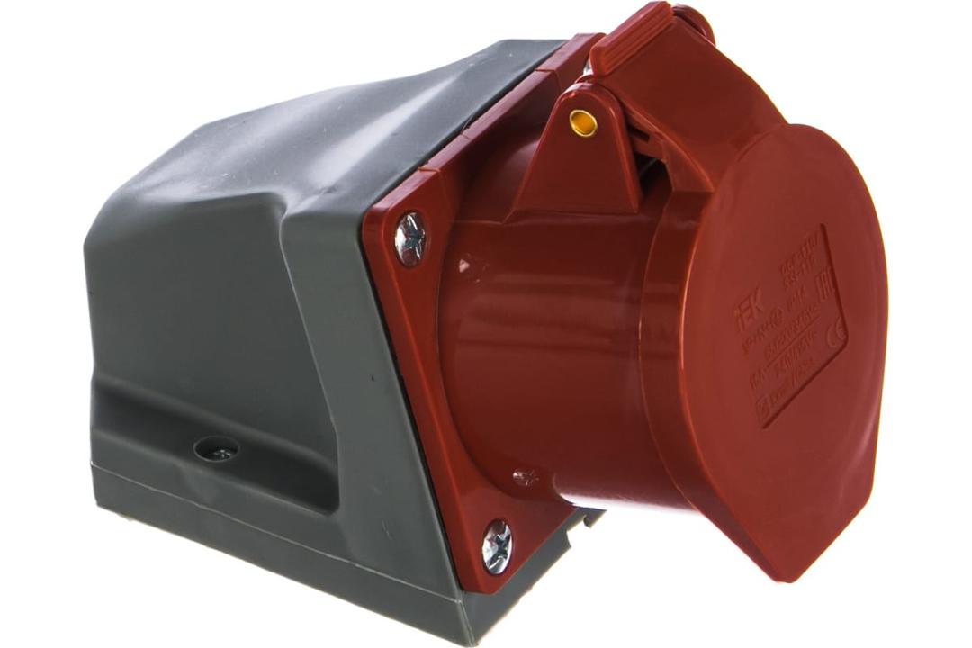 розетка стационарная ccи-115 3р+ре+n 16а 380-415в ip44 iek/10