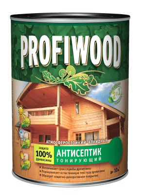антисептик тонирующий profiwood бук, 2.1 кг