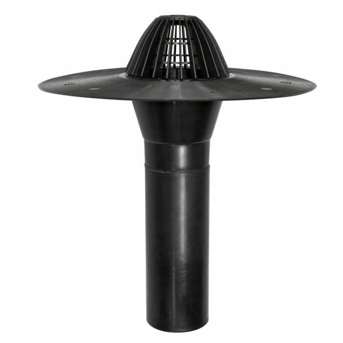 воронка кровельная termoclip вб ø110х450мм