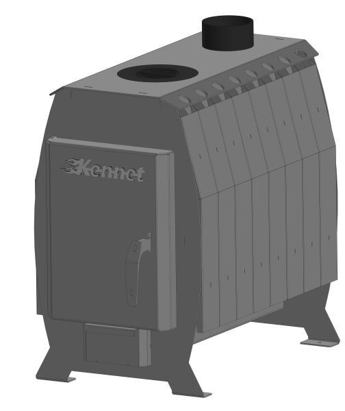 печь отопительная kennet ария 200 (без стекла)