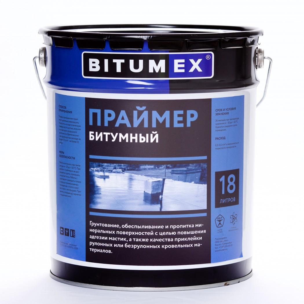 праймер bitumex битумный, 18 кг