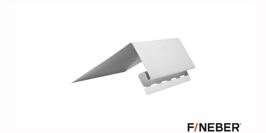 околооконная планка к сайдингу fineber (белый) 3000мм/10шт/